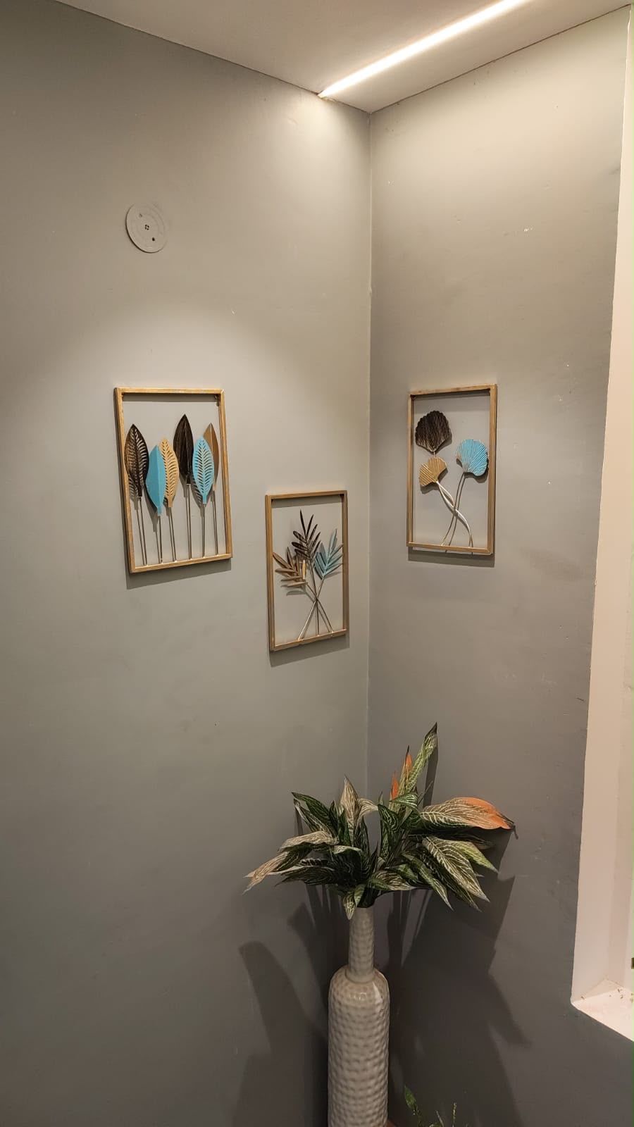 3-Piece Framed Leaf Wall Decor Set AH-136 Moradabad